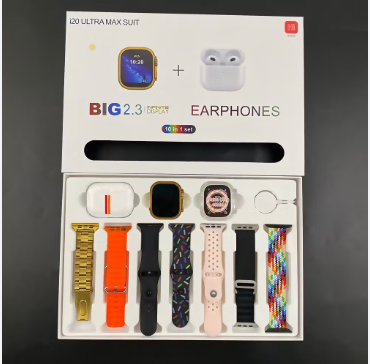 i20 Ultra Smart Watch With Airpods Combo Premium Quality